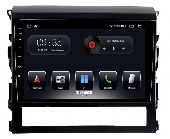 Автомагнитола Stonelock TOY909MB 3/32 2K для Toyota Land Cruiser 200 2016+ (экран 2K) на Android 10.0 - фото 331406