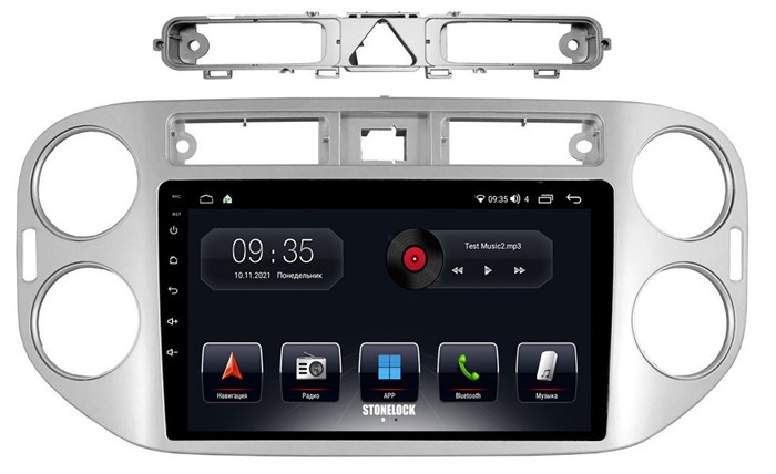 Автомагнитола Stonelock VW902MB 3/32 2K для Volkswagen Tiguan 2007-2016 (экран 2K) на Android 10.0 - фото 331480