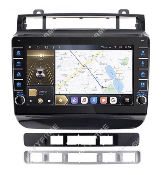 CarMedia SF-9107-B-Q (с кнопками) для Volkswagen Touareg 2010-2019 на Android 10.0 - фото 332612