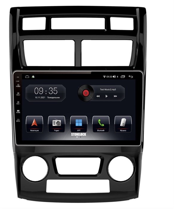 Автомагнитола Stonelock KIA9040MB 3/32 2K для Kia Sportage II 2007-2010 (экран 2K) на Android 10.0 - фото 333684