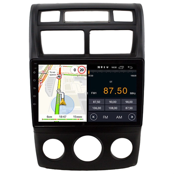 Parafar для Kia Sportage 2 2004-2010 (с кондиционером) на Android 11.0 (PF536FHD-Low-AC) - фото 333755
