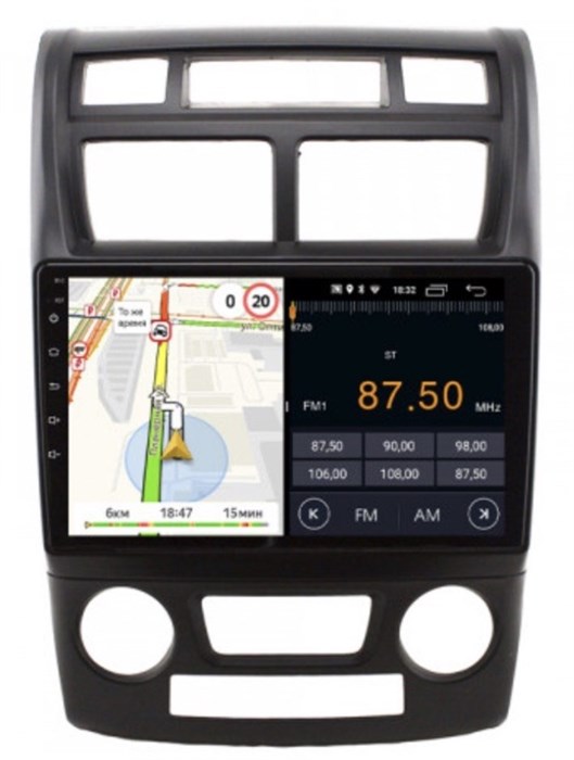 Parafar для Kia Sportage II 2004-2010 (с климат-контролем) на Android 11.0 (PF536FHD) - фото 333767