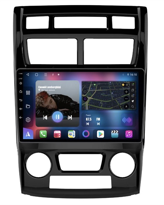 Магнитола Farcar XL023M (S500 PLUS) (6/128ГБ) для KIA Sportage II 2004-2010 на Android 12.0 - фото 333772