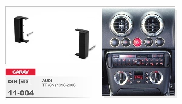 Переходная рамка CARAV 11-004/Incar RAU4-00 (Audi TT 1998-2003,A2,A4 1999-2000) - фото 33522