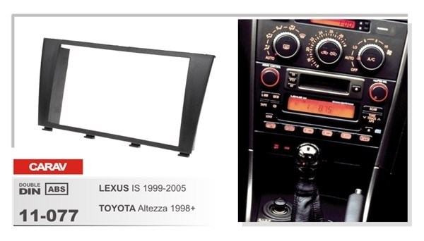 Переходная рамка CARAV 11-077/Incar RLS-IS01 (LEXUS IS 1999-2005, TOYOTA Altezza 1998+) - фото 33638