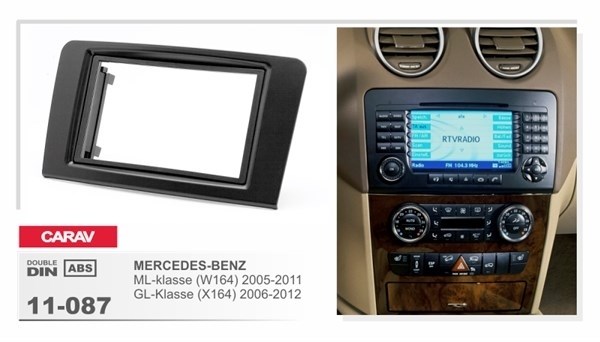 Переходная рамка CARAV 11-087/Incar RMB-N07W (Mercedes-Benz ML (W164) 2005+) - фото 33662