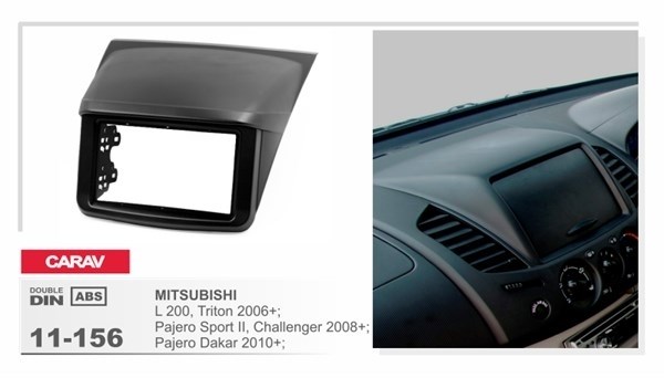 Переходная рамка CARAV 11-156/Incar RMS-N17 (Mitsubishi L 200, Pajero Sport 2, Trion 2009+) - фото 33671