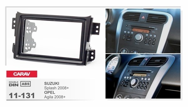 Переходная рамка CARAV 11-131/Incar ROP-N12A (Opel Agila 2008+ \ Suzuki Splash 2008+) - фото 33675