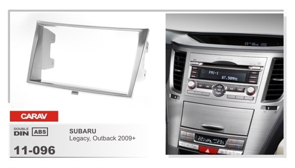 Переходная рамка CARAV 11-096/Incar RSU-N05 (Subaru Legacy, Outback 2009+) - фото 33708