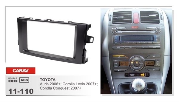 Переходная рамка CARAV 11-110/Incar RTY-FC572 (TOYOTA Auris 2006+, Corolla Levin 2007, Corolla Conquest 2007+) - фото 33721