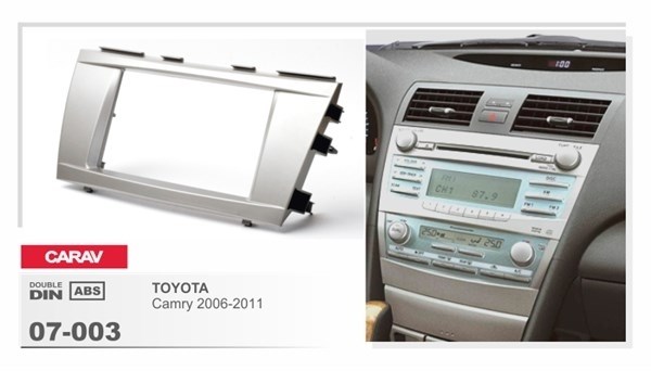Переходная рамка CARAV 07-003/Incar RTY-FC520 (Toyota Camry, Altis 2006-2011) - фото 33723