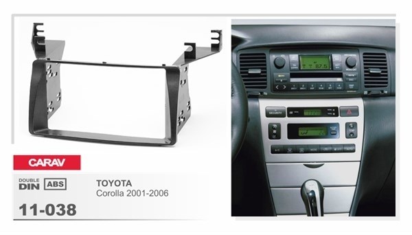 Переходная рамка CARAV 11-038/ Intro 11-038 (Toyota Corolla 2001-2006) - фото 33725