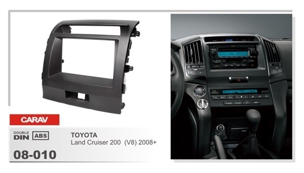 Переходная рамка CARAV 08-010/Incar RTY-N37 (Toyota Land Cruiser 200 v8 2008+) - фото 33731