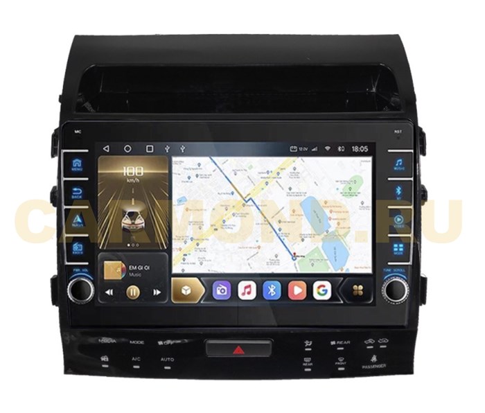 CarMedia OL-1620-2-D (с кнопками) для Toyota LC 200 2007-2015 top на Android 10.0 - фото 337384