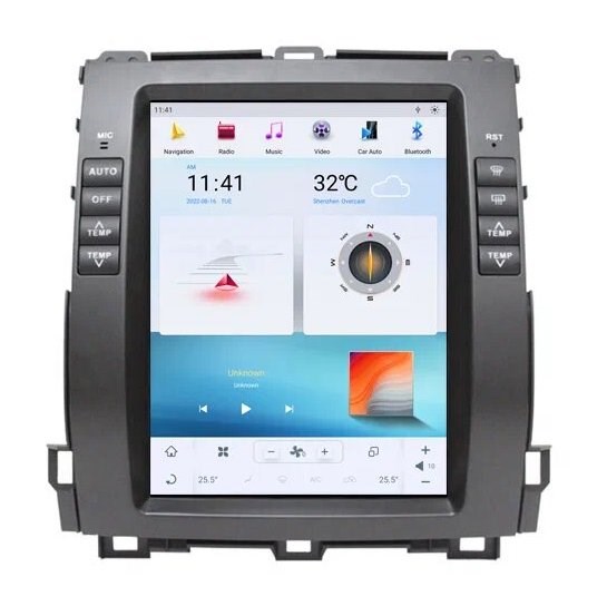 CarMedia ZF-1116H-Q6 Tesla-Style для Toyota LC Prado 120 2002-2009 на Android 11.0 - фото 337636