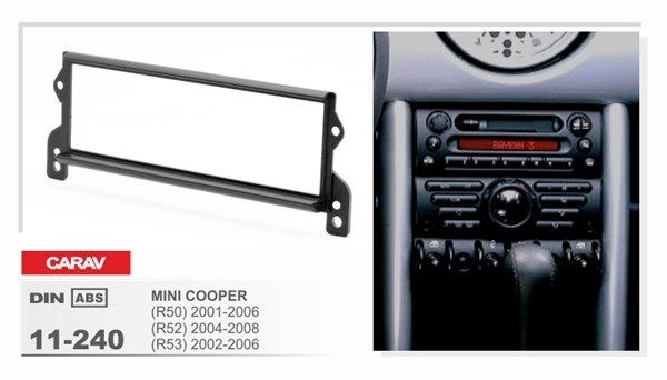 Переходная рамка CARAV 11-240/Incar RBW-MINI (Mini cooper (R50) 2001-2006; (R52) 2004-2008; (R53) 2002-2006) - фото 33787
