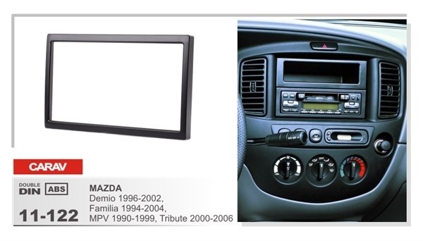 Переходная рамка CARAV 11-122/Incar RMZ-N06 (MAZDA Demio 1996-2002, Familia 1994-2004, MPV 1990-1999, Tribute 2000-2004) - фото 33788