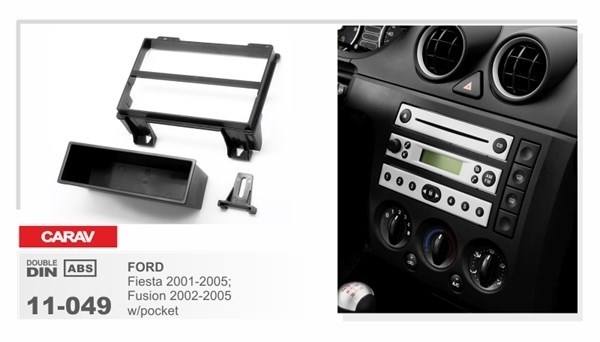 Переходная рамка CARAV 11-049/Intro RFO-N12 (FORD Fiesta 2001-2005; Fusion 2002-2005 w/pocket) - фото 33790