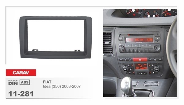 Переходная рамка CARAV 11-281 (FIAT Idea (350) 2003-2007) - фото 33899
