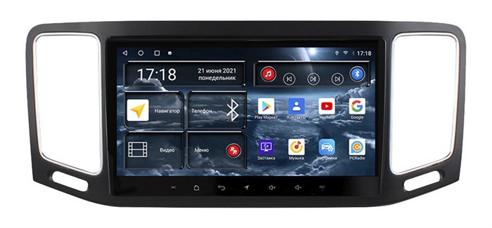 Штатная магнитола Redpower 71355 для Volkswagen Sharan II 2010-2022 на Android 10.0 - фото 339295