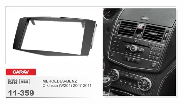 Переходная рамка CARAV 11-359/Incar RMB-C07 (Mercedes-Benz C-klasse (W-204) 2007-2011) - фото 33984