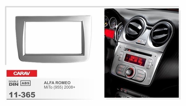 Переходная рамка CARAV 11-365 (Alfa Romeo MiTo (955) 2008+) - фото 33994