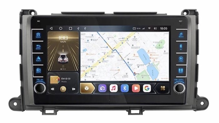 CarMedia OL-9695-P (с кнопками) для Toyota Sienna 2010-2014 на Android 10.0 - фото 340109