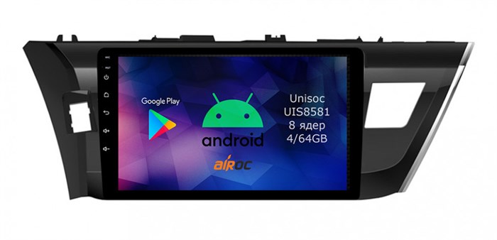 Roximo RM-1103 4/64 ГБ для Toyota Corolla E160 2013-2015 на Android 12.0 - фото 340156