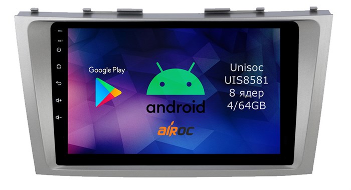 Roximo RM-1108 4/64 ГБ для Toyota Camry V40 2006-2011 на Android 12.0 - фото 340175