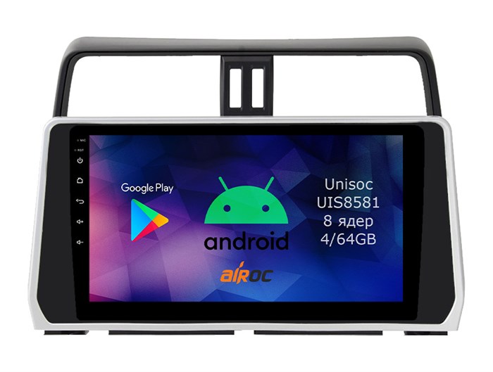 Roximo RM-1126 4/64 ГБ для Toyota LC Prado 150 2017-2020 на Android 12.0 - фото 340240