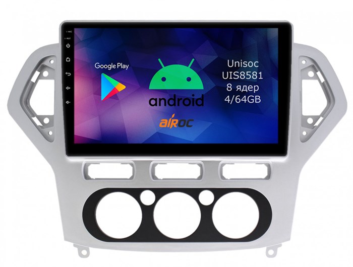 Roximo RM-1708M 4/64 ГБ для Ford Mondeo IV 2007-2010 на Android 12.0 - фото 340419
