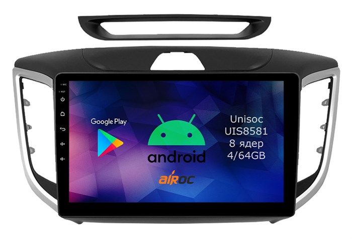 Roximo RM-2010 4/64 ГБ для Hyundai Creta 2016-2021 на Android 12.0 - фото 340495
