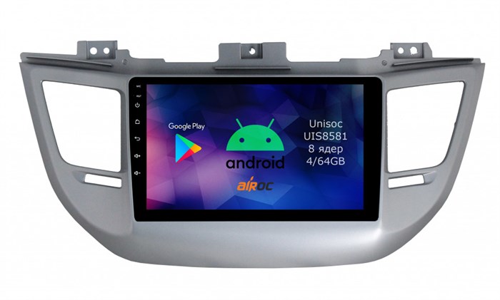 Roximo RM-2013-N15 4/64 ГБ для Hyundai Tucson III 2015-2018 на Android 12.0 - фото 340516