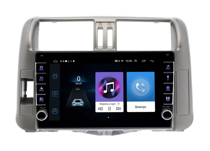 Штатная магнитола Wide Media LC9006ON-2/32 для Toyota Land Cruiser Prado 150 2009-2014 (для авто без усил). на Android 10.0 - фото 344816