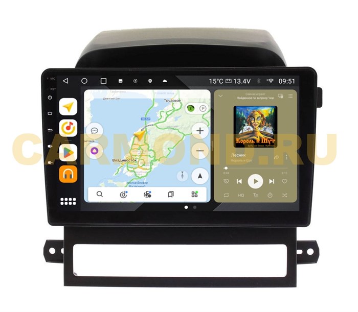 Штатная магнитола Wide Media MT9393QU PRO для Chevrolet Captiva I 2006-2011 на Android 10.0 - фото 348153