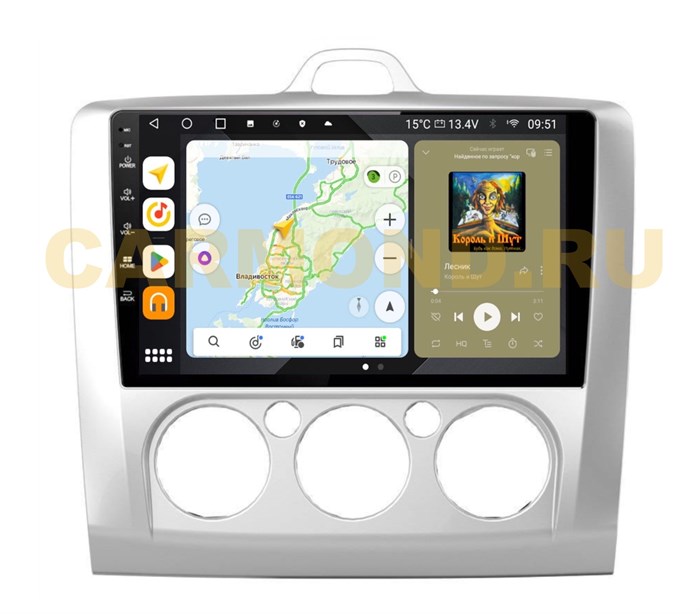 Штатная магнитола Wide Media MT003QU PRO для Ford Focus, Mondeo, C-Max, Galaxy (кондиционер) на Android 10.0 - фото 348344