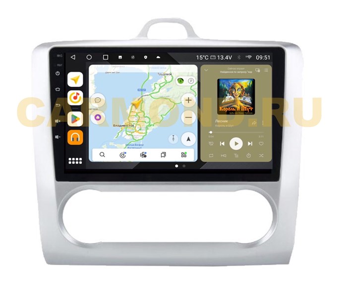 Штатная магнитола Wide Media MT003QU PRO для Ford Focus, Mondeo, C-Max, Galaxy (климат) на Android 10.0 - фото 348353