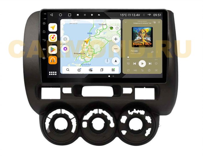 Штатная магнитола Wide Media MT1233QU PRO для Honda Fit 2007-2014 на Android 10.0 - фото 348551