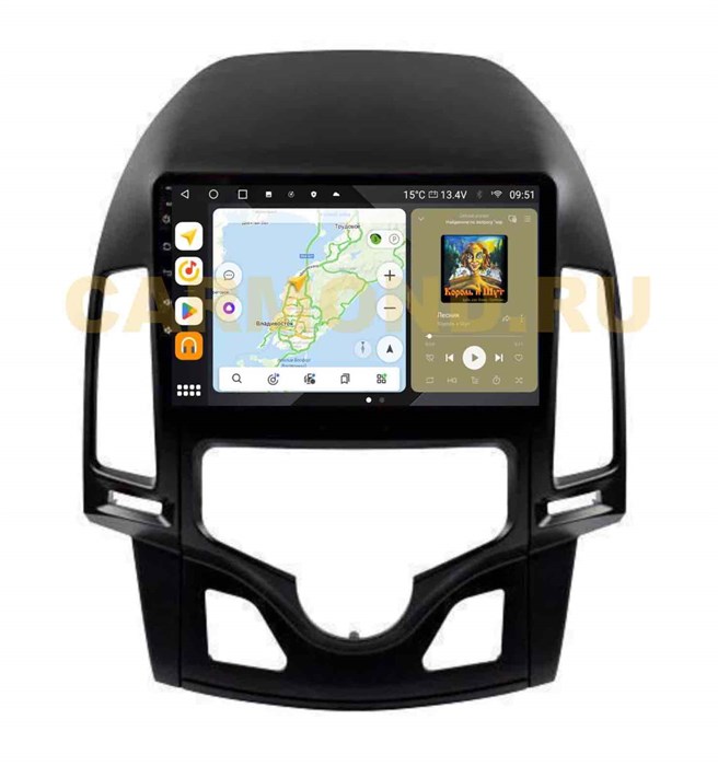 Штатная магнитола Wide Media MT043QU PRO для Hyundai i30 2008-2011 на Android 10.0 - фото 348595