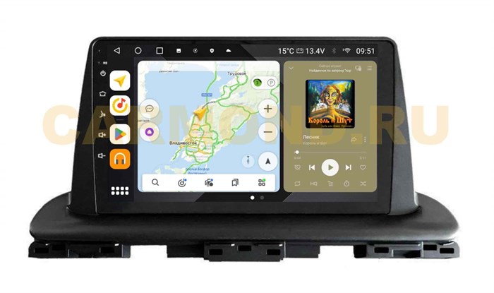 Штатная магнитола Wide Media MT1142QU PRO для Kia Cerato IV 2018-2021 на Android 10.0 - фото 348849