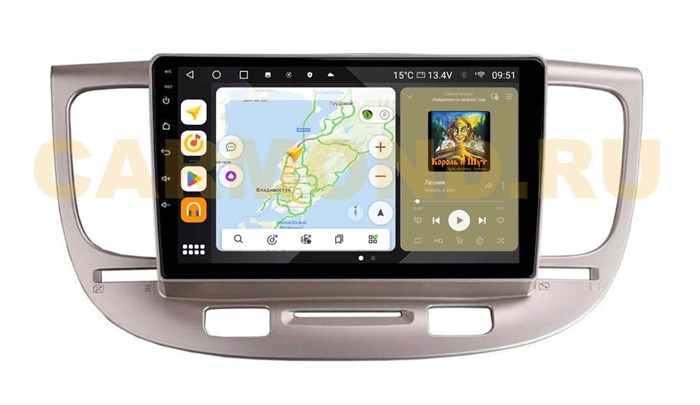 Штатная магнитола Wide Media MT3029QU PRO для KIA Rio 2005-2011 на Android 10.0 - фото 348905
