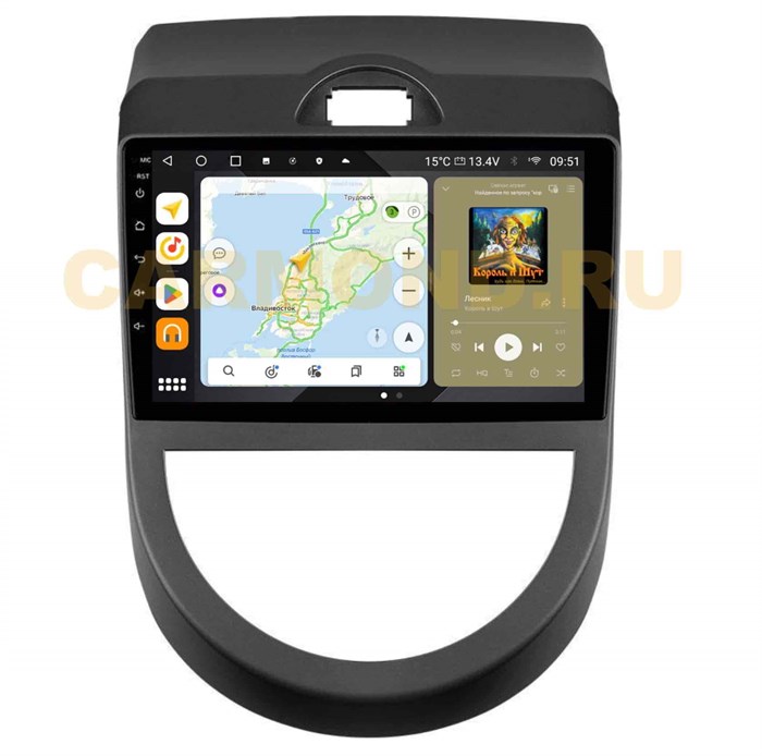 Штатная магнитола Wide Media MT3061QU PRO для Kia Soul I 2008-2014 на Android 10.0 - фото 348960