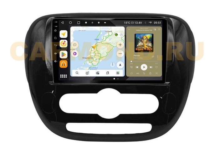 Штатная магнитола Wide Media MT526QU PRO для KIA Soul II 2013-2019 на Android 10.0 - фото 348971
