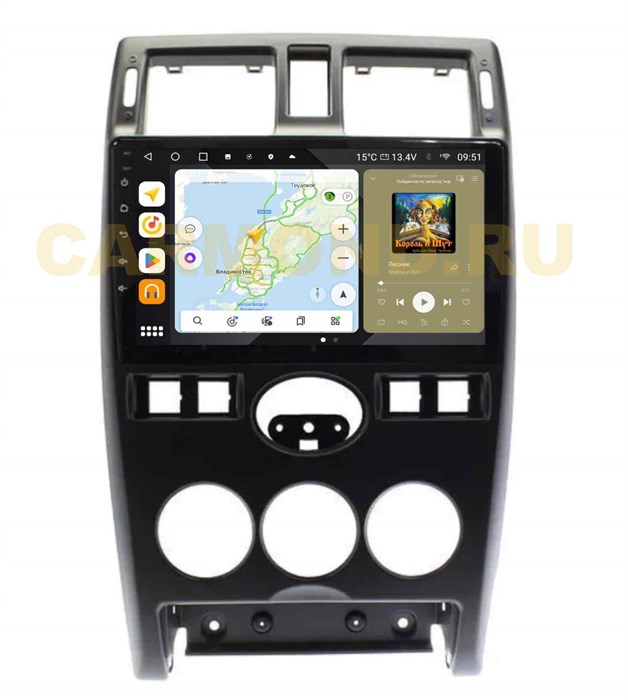 Штатная магнитола Wide Media MT3112QU PRO для Lada Priora 2007-2013 на Android 10.0 - фото 349084