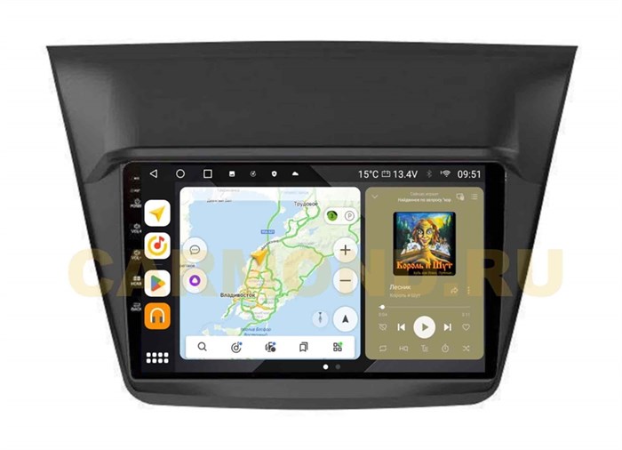 Штатная магнитола Wide Media MT094QU PRO для Mitsubishi L200 IV 2006-2015 на Android 10.0 - фото 349410