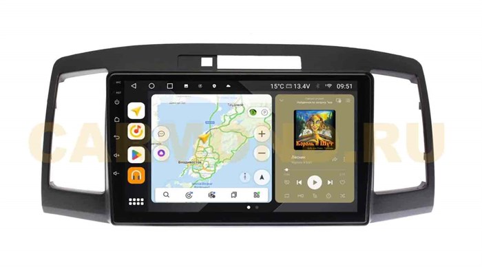 Штатная магнитола Wide Media MT9172QU PRO для Toyota Allion 240, Premio 2001-2007 на Android 10.0 - фото 350009