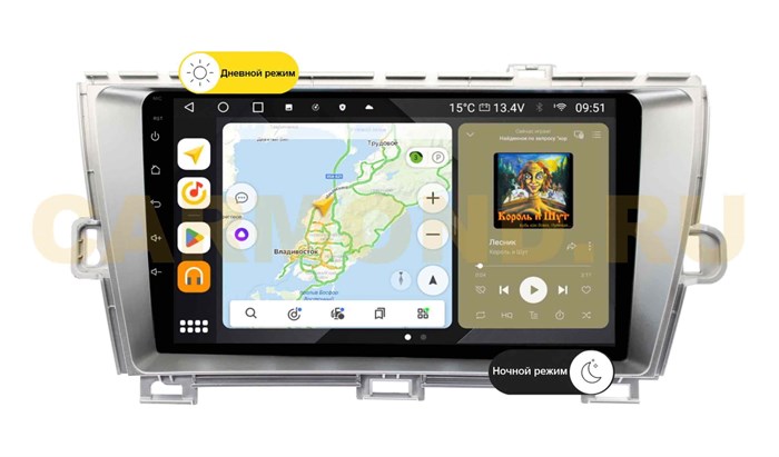 Штатная магнитола Wide Media MT9092QU PRO для Toyota Prius III (XW30) 2009-2015 (правый руль) на Android 10.0 - фото 350247