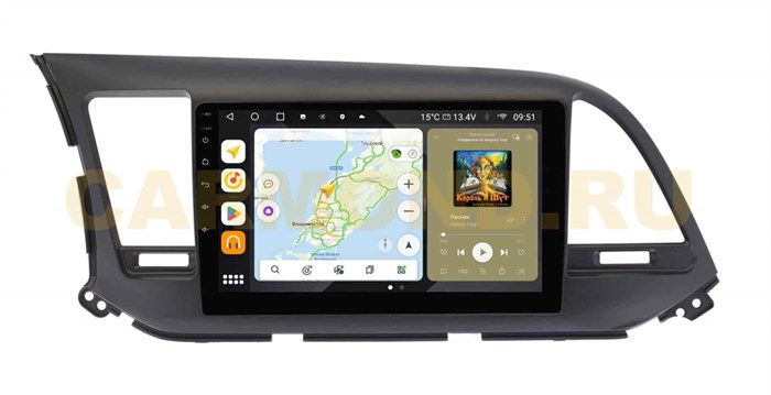 Штатная магнитола Wide Media MT9026QU PRO для Hyundai Elantra VI (AD) 2016-2019 (для авто с камерой) на Android 10.0 - фото 350445