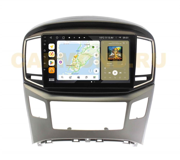 Штатная магнитола Wide Media MT9097QU PRO для Hyundai H1 Starex II 2015-2022 на Android 10.0 - фото 350477