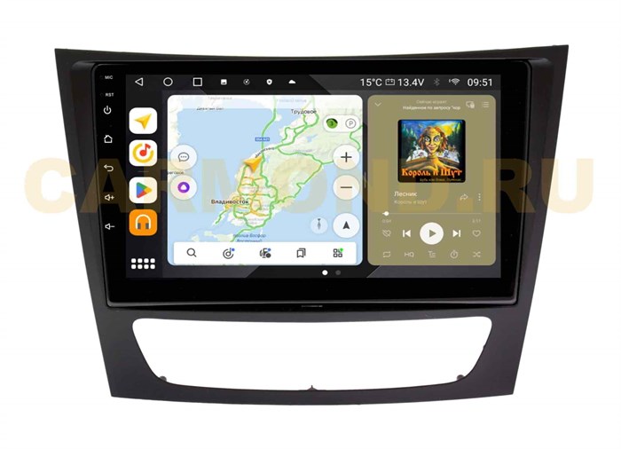 Штатная магнитола Wide Media MT9243QU PRO для Mercedes E-klasse (W211) 2002-2009 на Android 10.0 - фото 350543